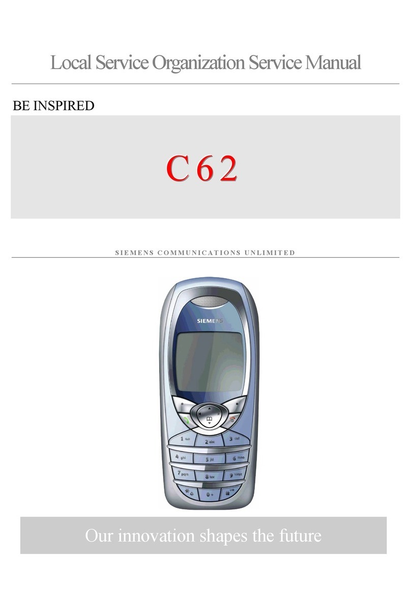 Siemens C62 Service manual