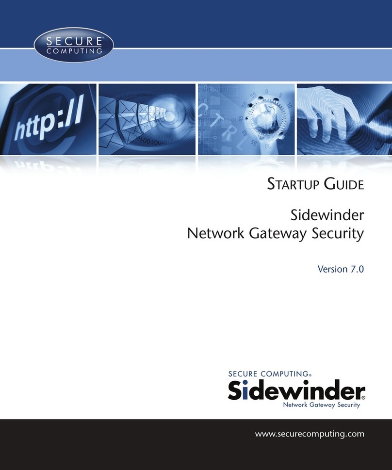 Secure Computing sidewinder Startup guide