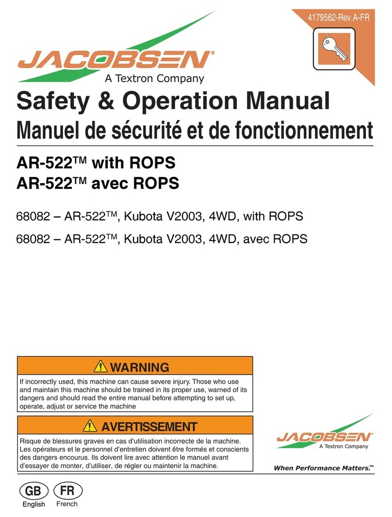 Jacobsen AR-522TM with ROPS Guide