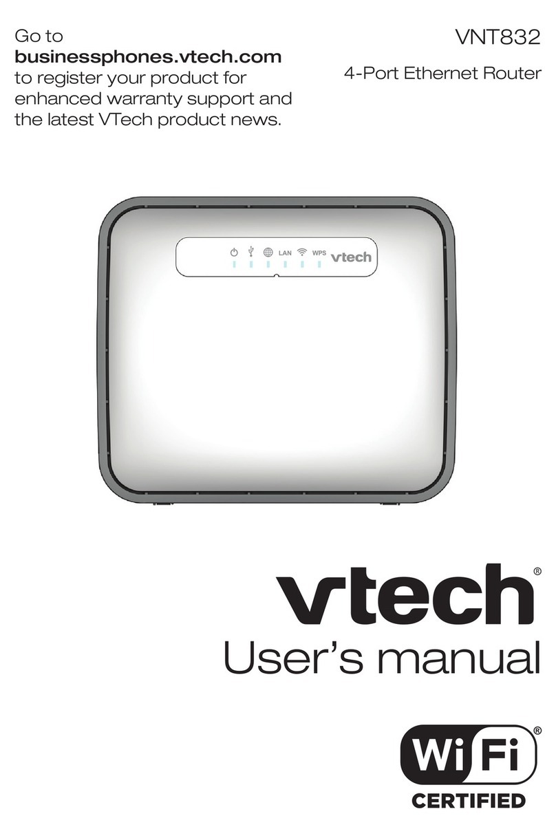 V-tech VNT832 User manual