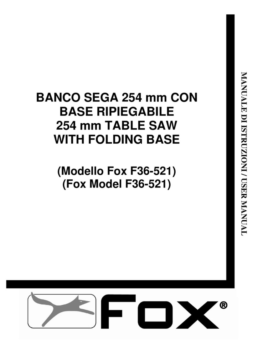 Fox F36-521 User manual