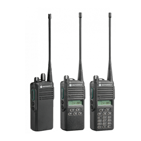 Motorola P100 Series Operating and maintenance manual