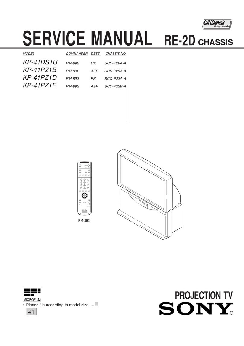 Sony KP-41DS1U User manual