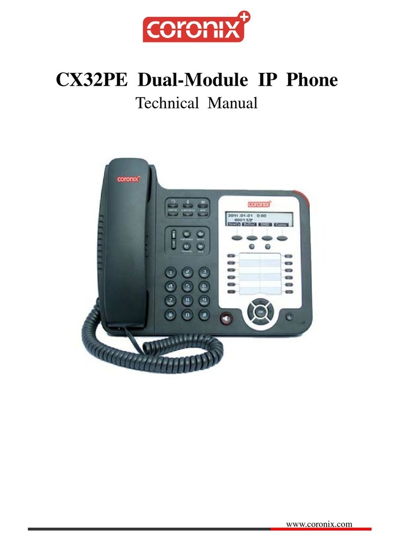 CORONIX CX32PE Technical manual