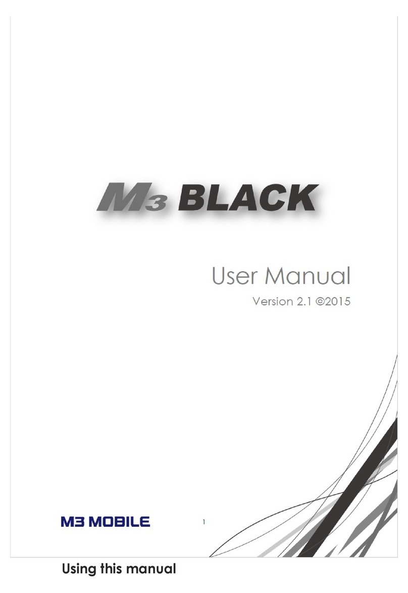 M3 Mobile M3 BLACK User manual