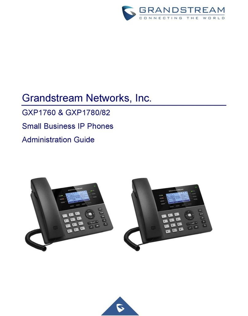 Grandstream Networks GXP1760 Instruction Manual