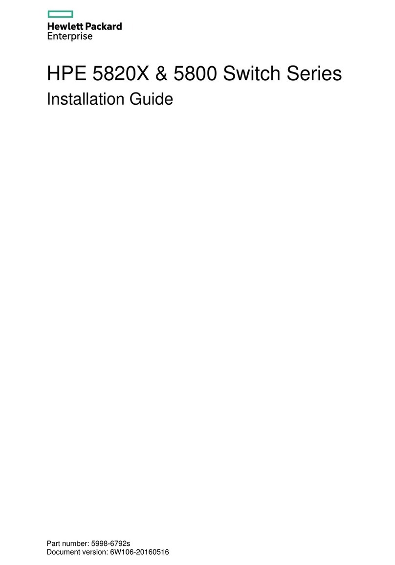 HPE 5800 Series User manual