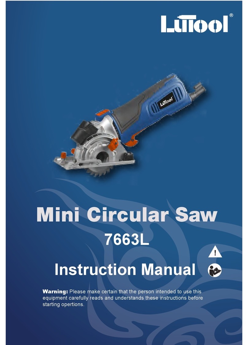 Lutool 7663L instruction manual