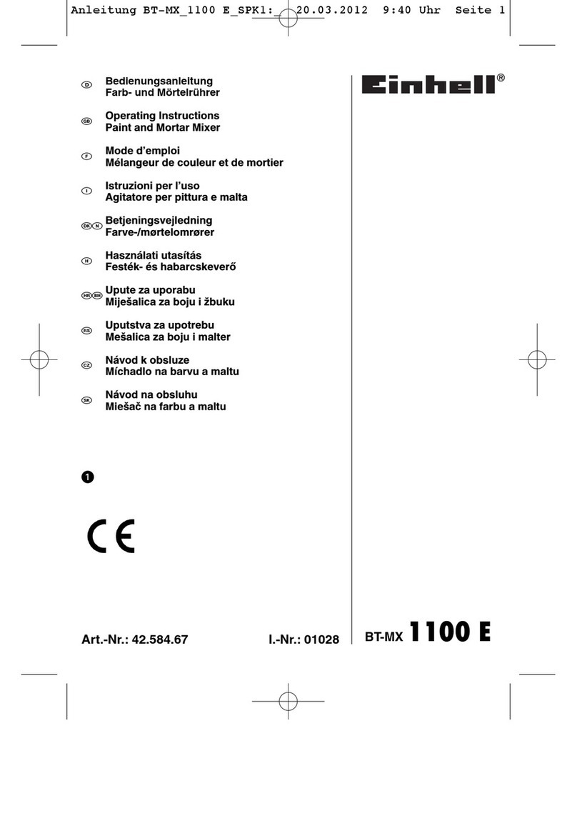 EINHELL BT-MX 1100 E operating instructions