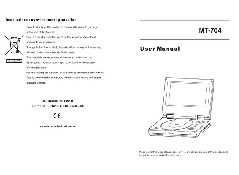 Denver MT-704 user manual