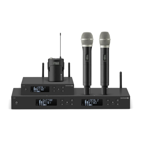 Beyerdynamic TG 500 Quick start guides