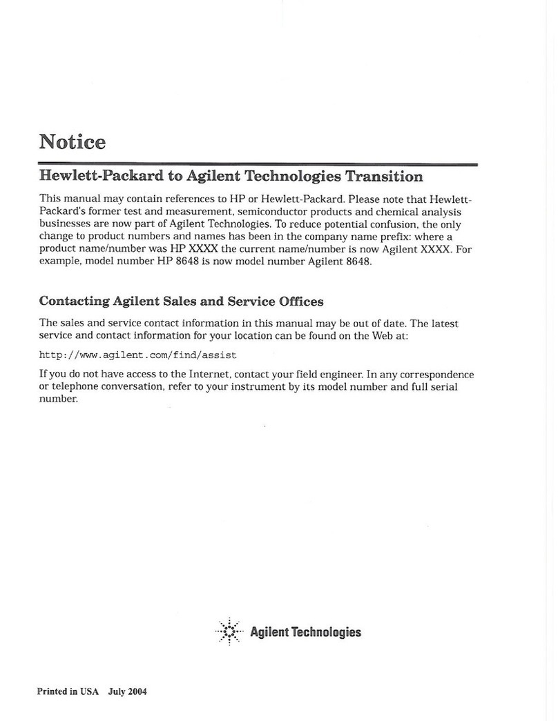 HP 8445B Operation and service manual