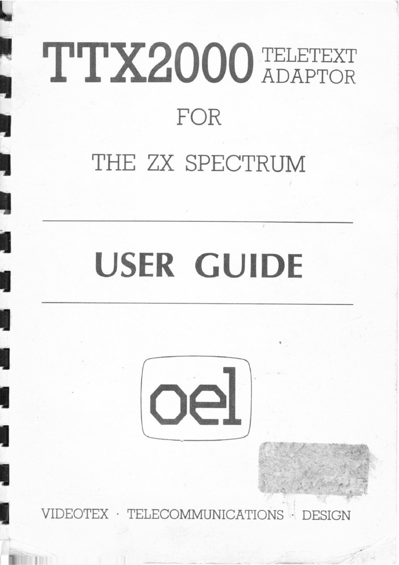 OEL TTX2000 user guide