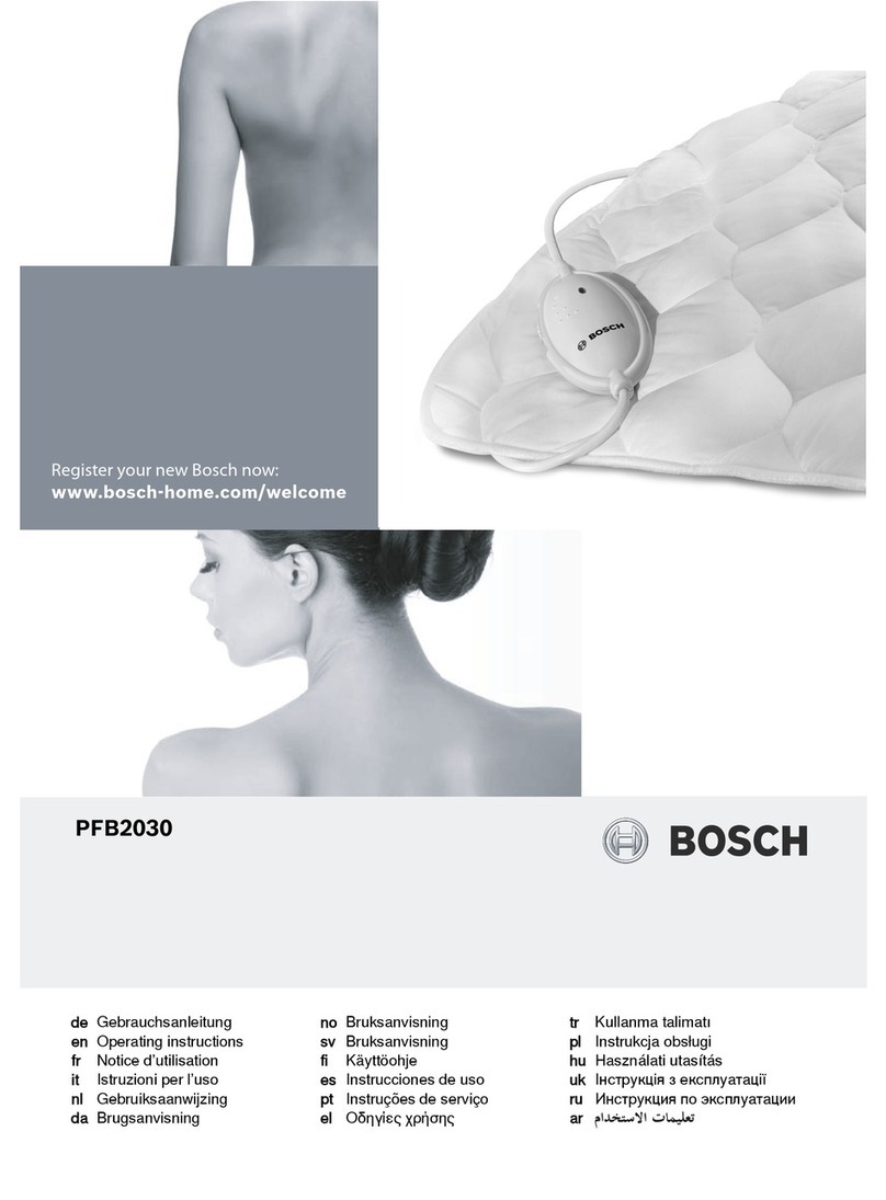 Bosch PFB2030 User manual