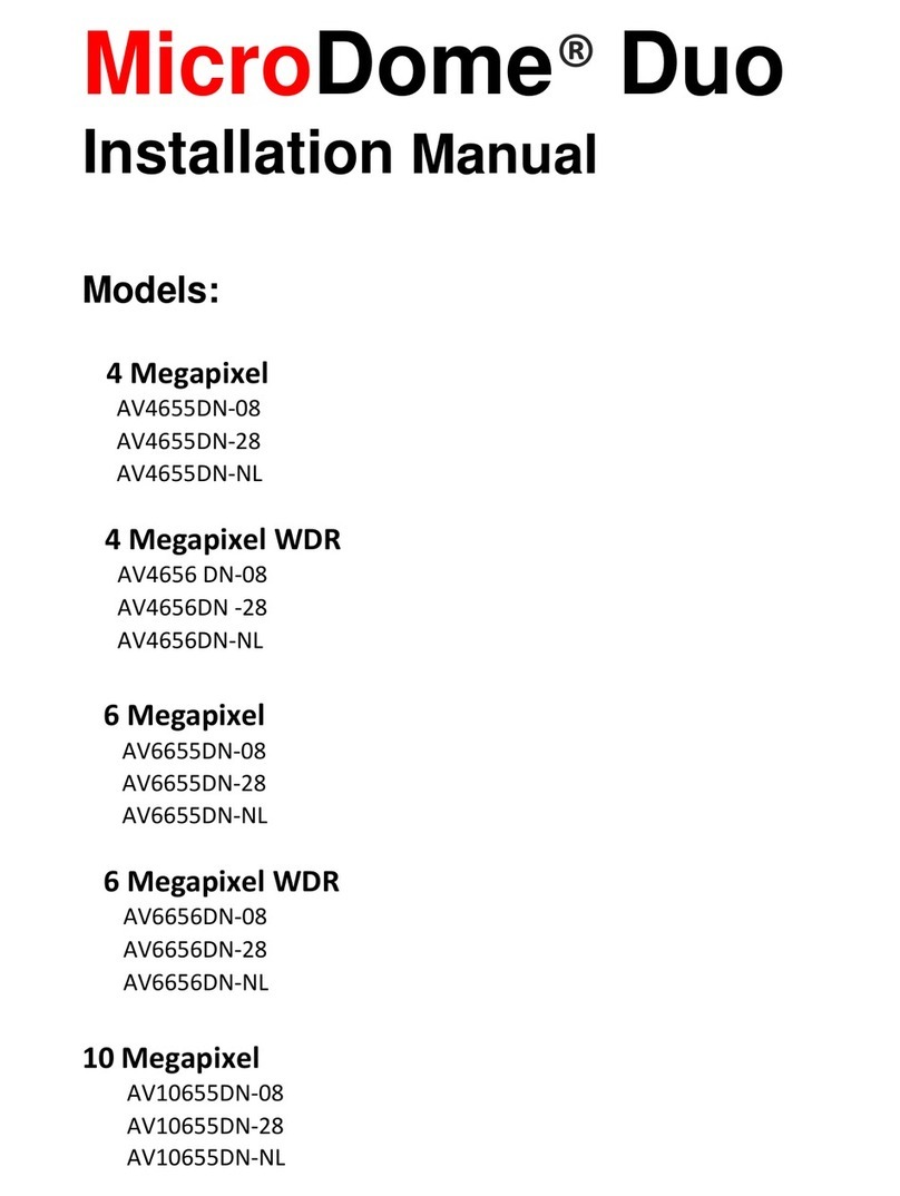 MicroDome AV4655DN-08 installation manual