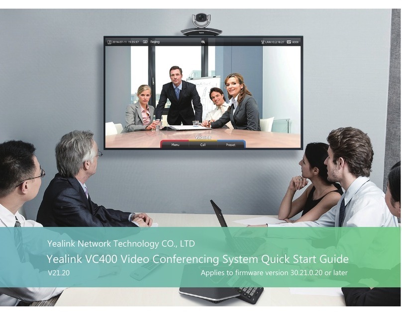 Yealink VC400 User manual