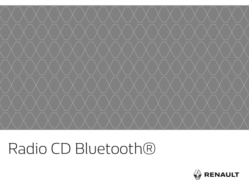 Renault Radio CD Bluetooth manual