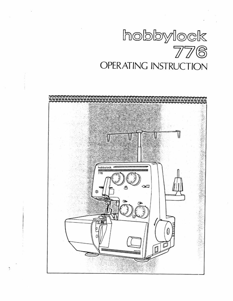 hobbylock 776 Operating	 instruction