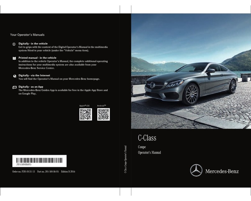 Mercedes-Benz MY17 c-class User manual