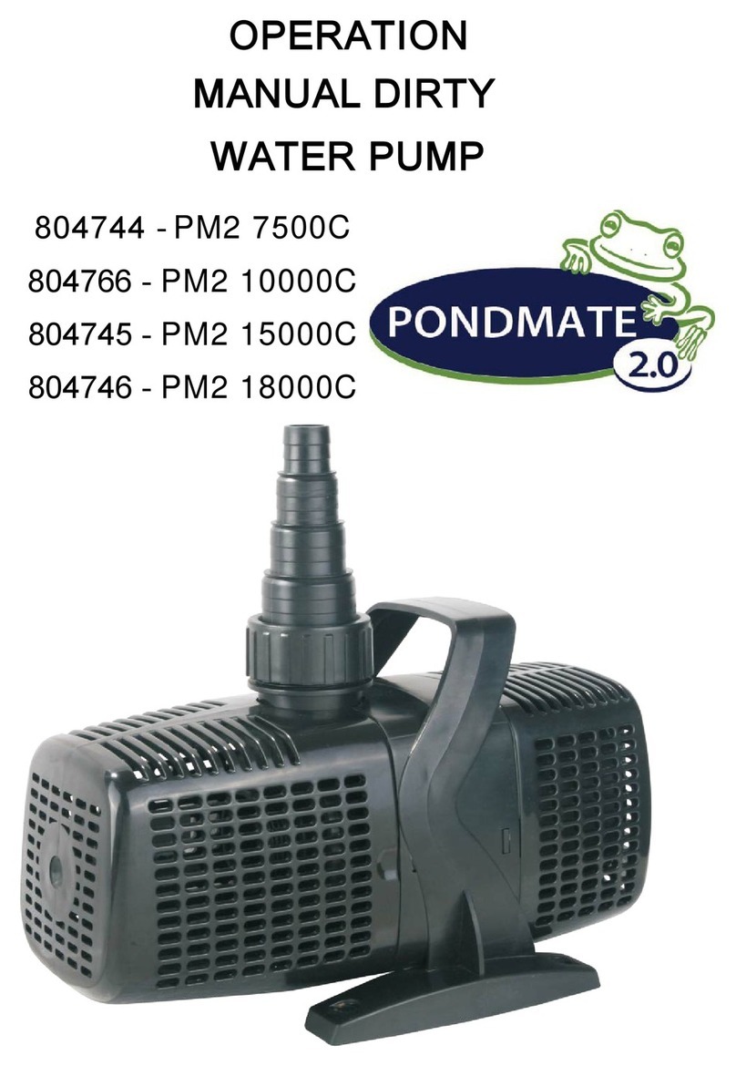 Pondmate PM2 7 500C Operation manual