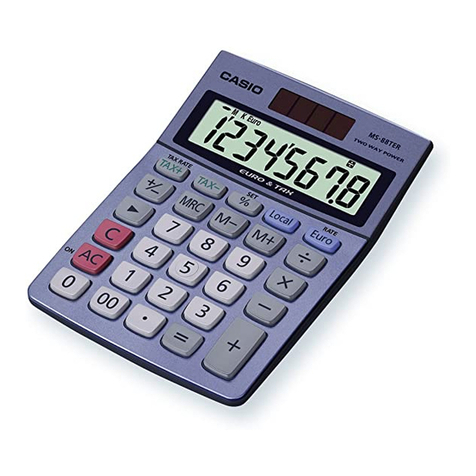 Casio D-20TER user guide