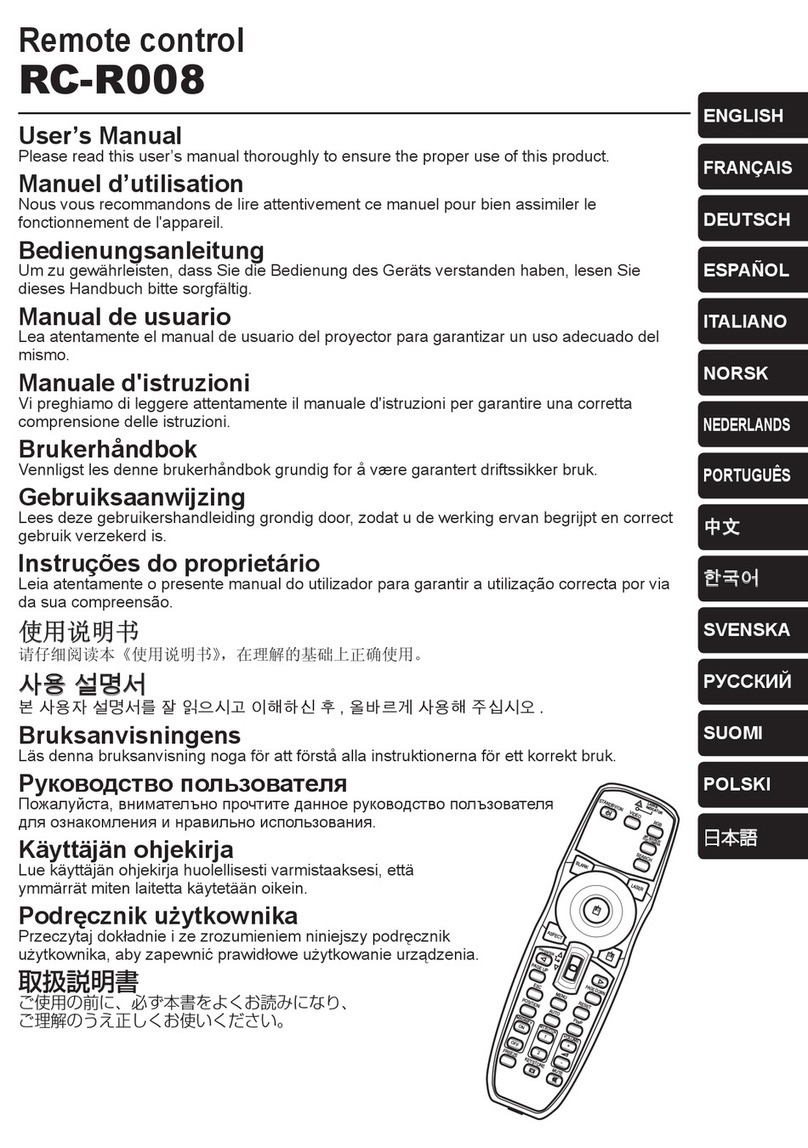 Hitachi RC-R008 user manual