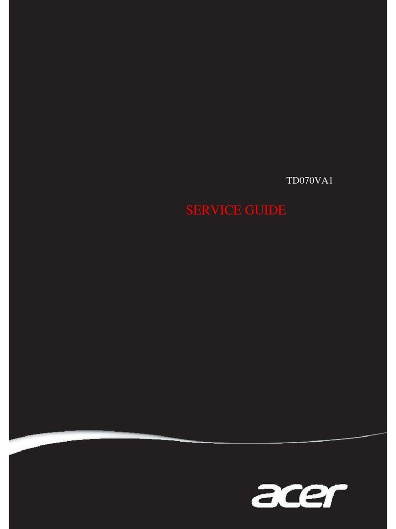 Acer TD070VA1 User manual