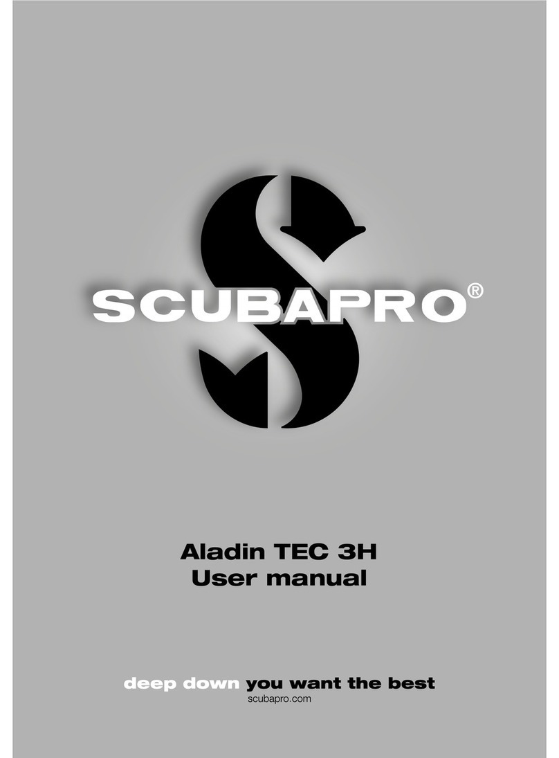 Uwatec Aladin TEC 3H Installation and operation manual