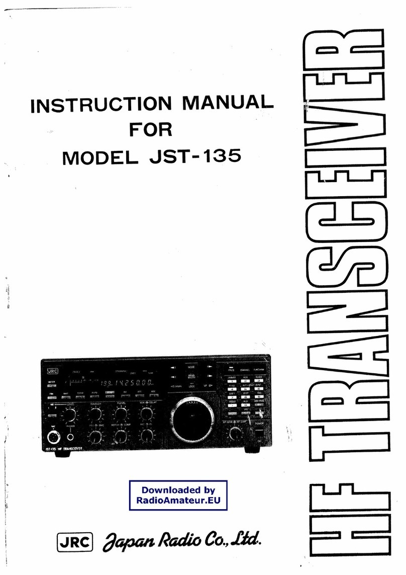 JRC JST-135 instruction manual