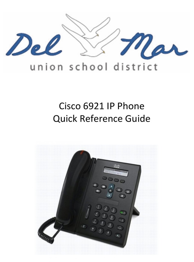 Cisco Unified 6921 User manual