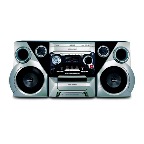 Philips FWM352 User manual