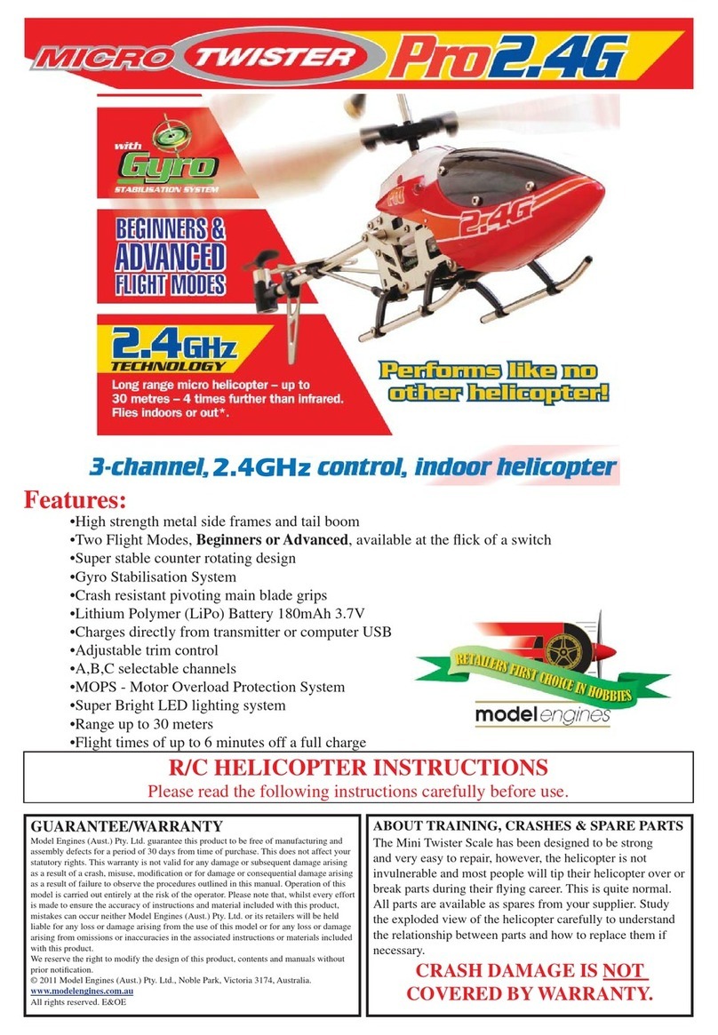 Model Engines TWM24G1 instructions