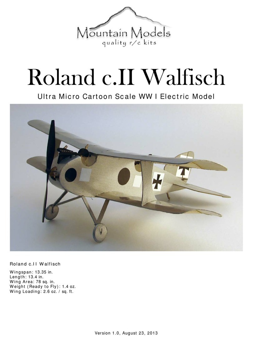 Mountain Models Roland c.II Walfisch User manual Mountain Models Roland c.II Walfisch User manual