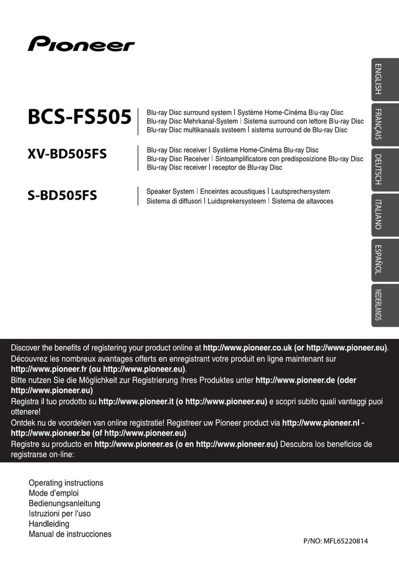 Pioneer BCS-FS505 User manual