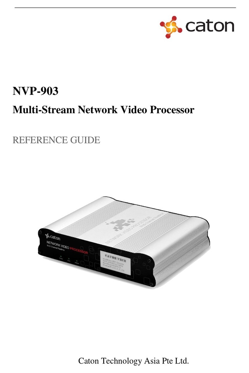 Caton NVP-903 Series User manual