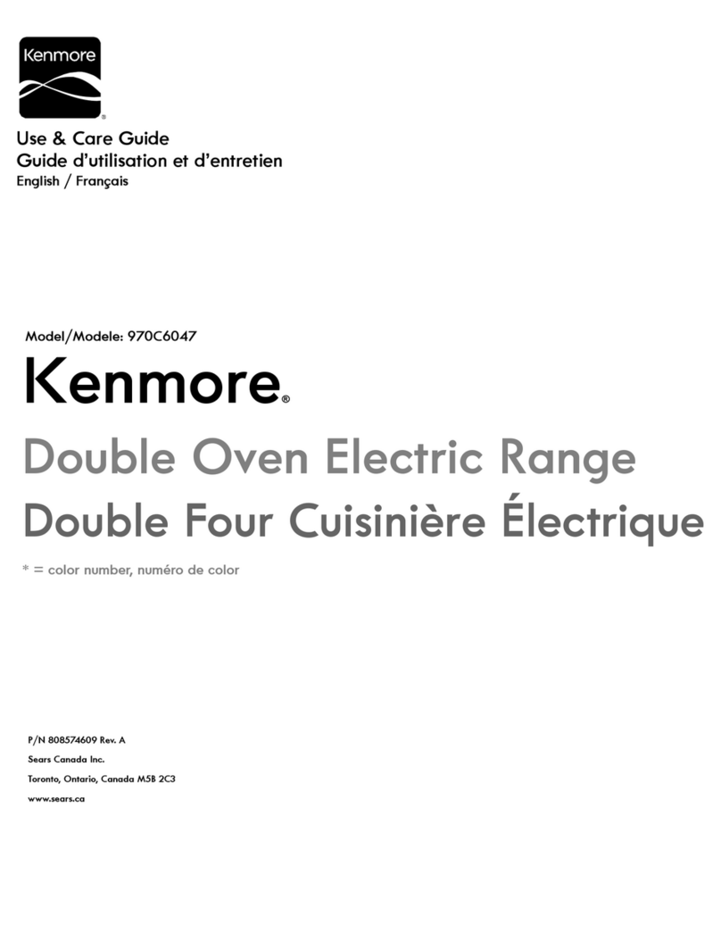 Kenmore 970C6047 Use & care guide