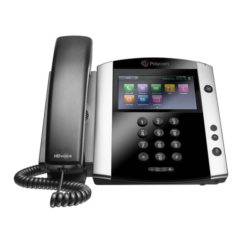 Polycom VVX 500 series Instruction manual