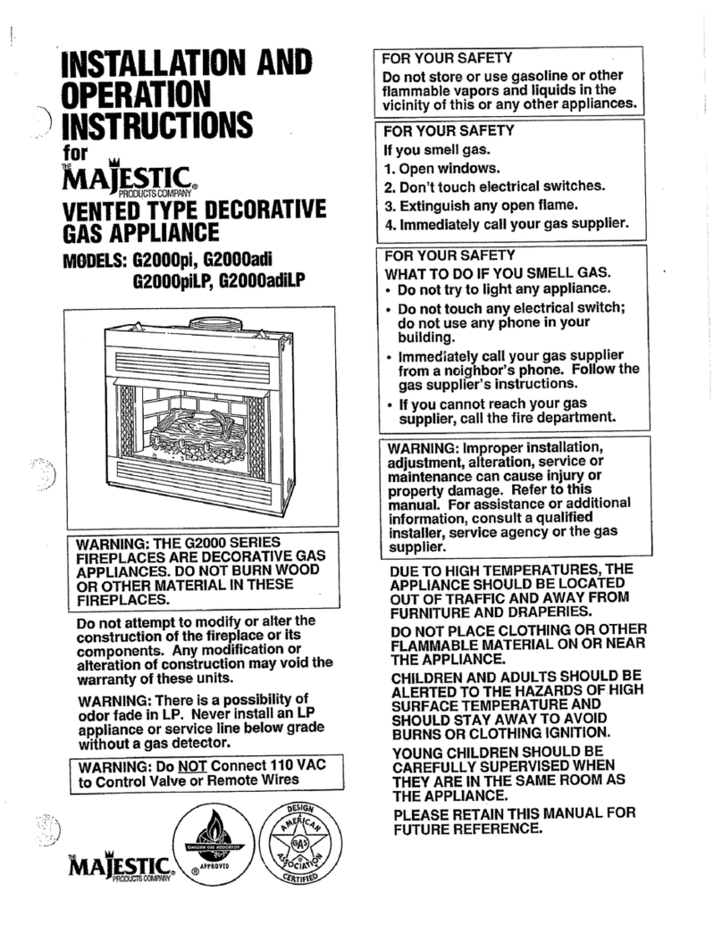Majestic G2000piLP User manual
