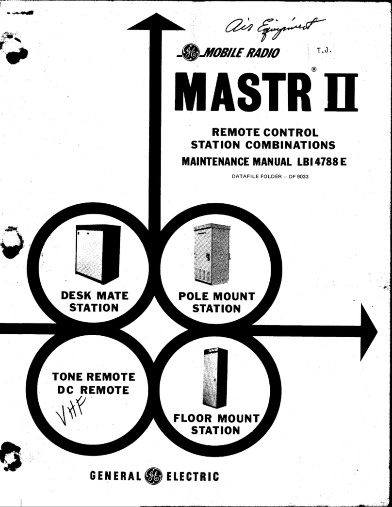 GE MASTR II User manual