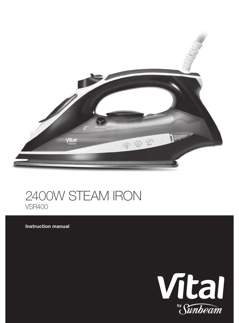 Vital by Sunbeam VSR400 instruction manual