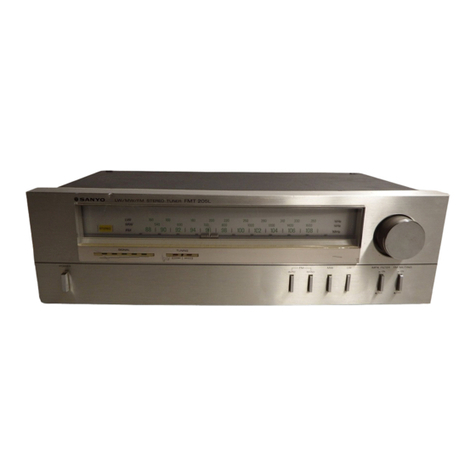 Sanyo FMT 205L User manual Sanyo FMT 205L User manual