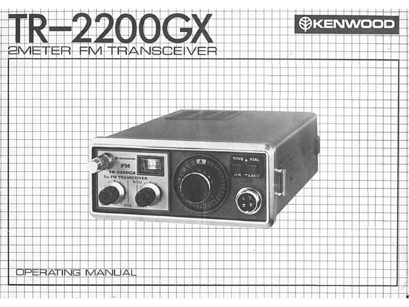 Kenwood TR-2200GX User manual