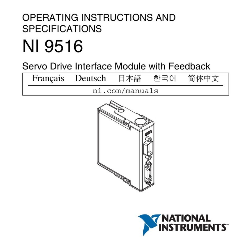 National Instruments NI 9516 User manual