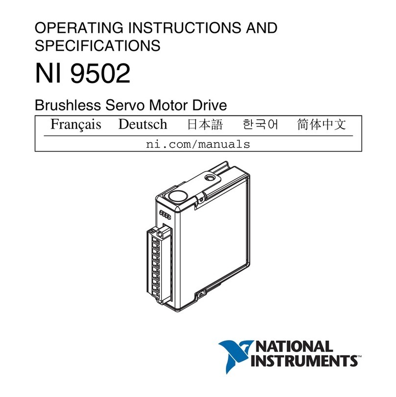 National Instruments NI 9502 Operating instructions and specifications