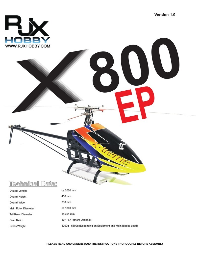 RJX Hobby x800 ep instructions