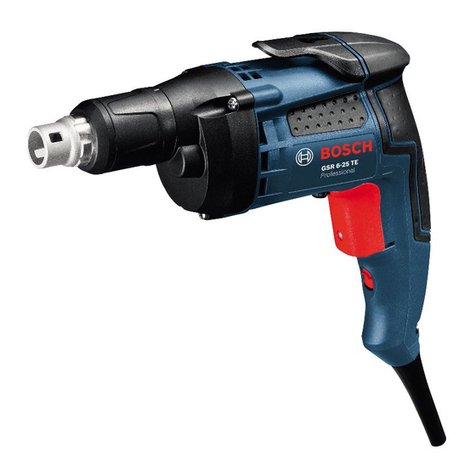 Bosch GSR 6-20 TE manual