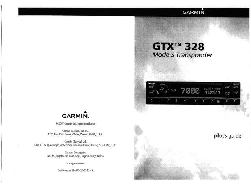 Garmin GTX 328 pilot's guide