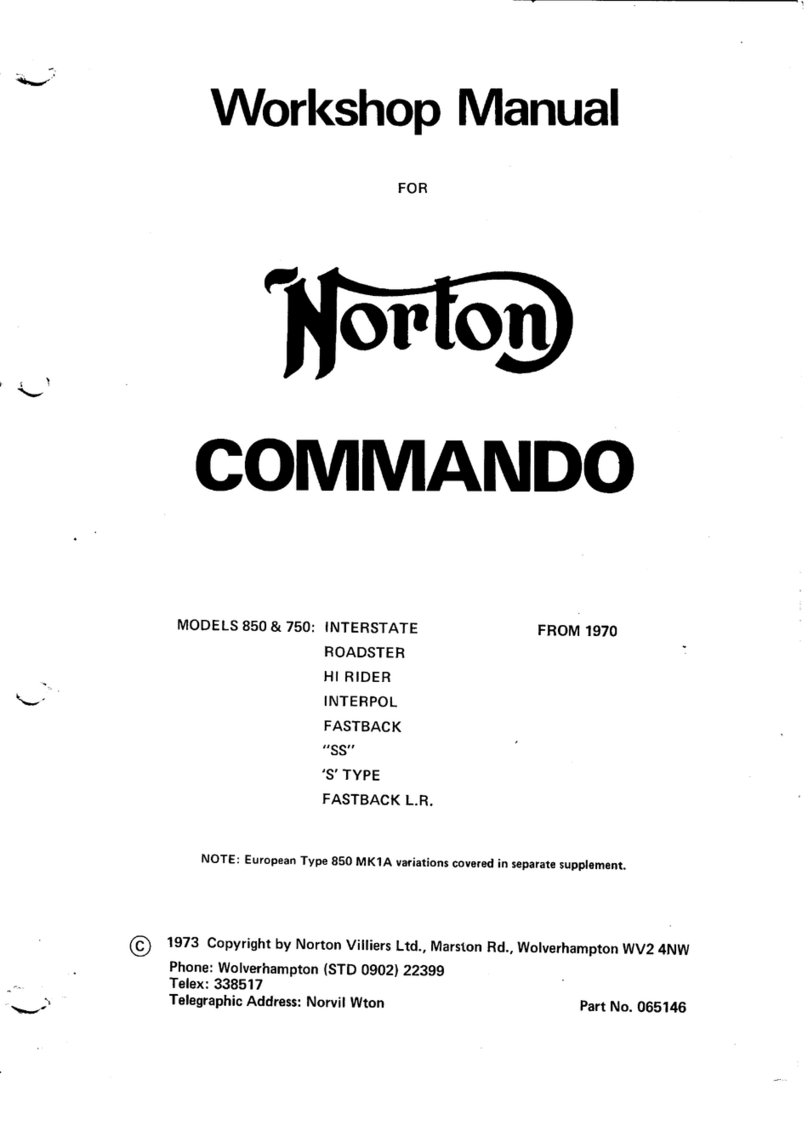 Norton Commando 850 Instruction manual