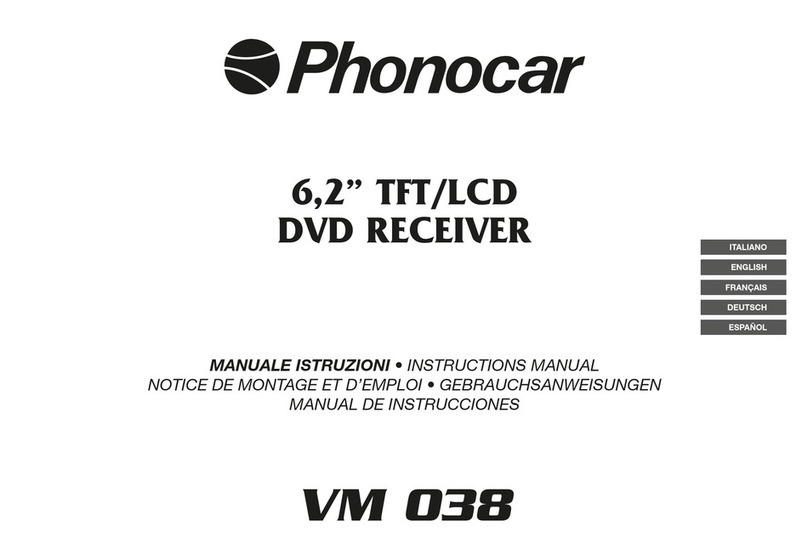 Phonocar VM 038 User manual