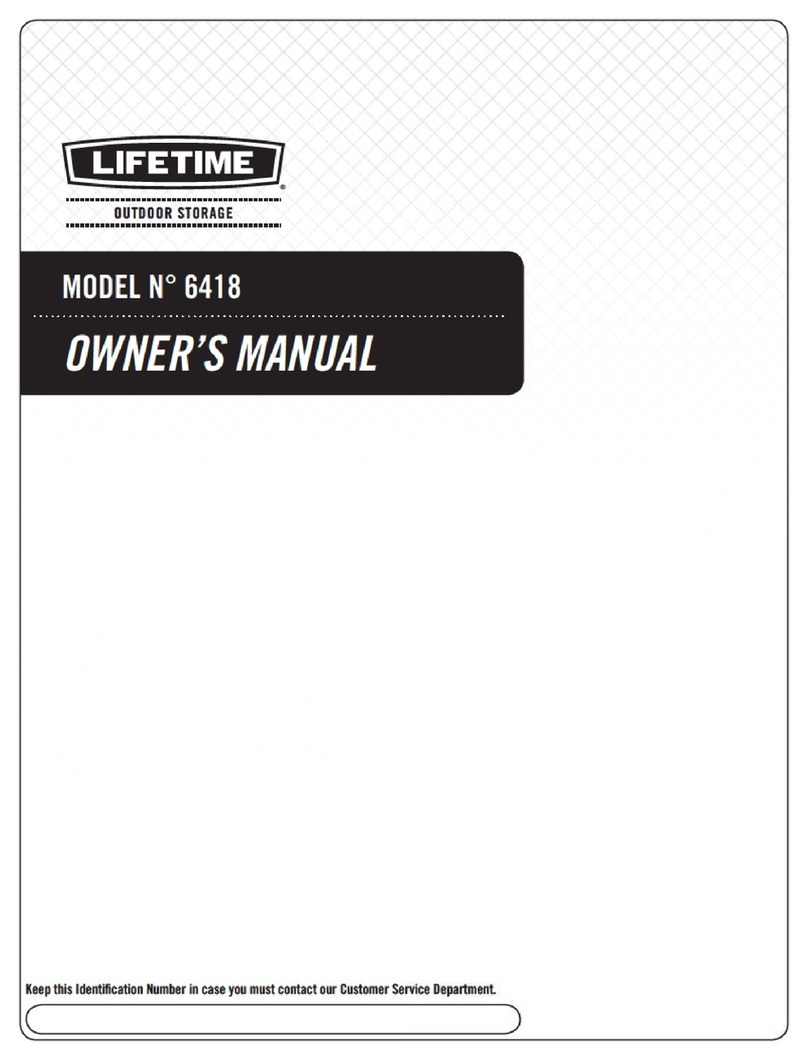 Lifetime 6418 owner's manual